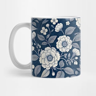 White Flowers Mug